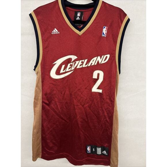 Mens adidas Cleveland Cavs Red sleeveless jersey #2 player williams Mens logo - Picture 1 of 8